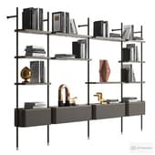 Radice bookcase by Natuzzi Italia