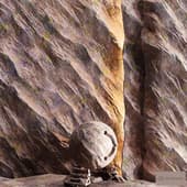 H167 Rock Cliff | PBR | 4K | Seamless | +SBSAR