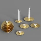 ORB Candle holders by NOOM