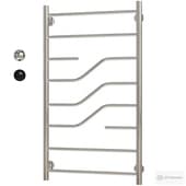 Water heated towel rail Secado Rivoli 100x50 matte black