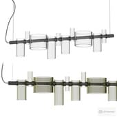 Oluce Dancing Glass Pendant Lamp