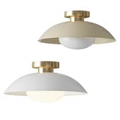 West Elm Bezel Glass Flush mount