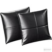 Leather Pillow Black NP2BL