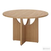 Стол обеденный круглый из дуба, Minimal Арт. 6315712 / GLF503
