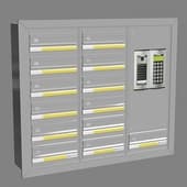 Почтовый ящик с домофоном (mailbox) 03
