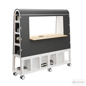 Arc 3 of mobile office furniture by Task Systems