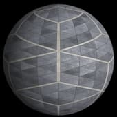 Concrete plates triangle DARK