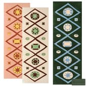 Carpet cc-tapis JEWELLED LATTICE RUNNER