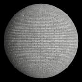Белый кирпич со светлой затиркой Bricks White Light Mortar