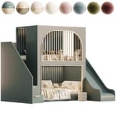 Двухъярусная детская кровать Kids bedroom 030