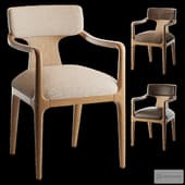 Ligné Fabric Dining Armchair by rh.com