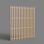 Wooden partition wall 02