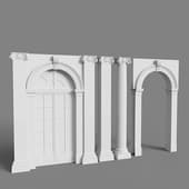 Classic stucco moldings set1