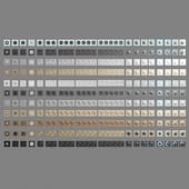 L88 Series Glass L77 Series Aluminium alloy panel switch