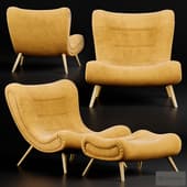 louis fashion single sofa