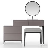 Туалетный столик HOMARY Gray Makeup Vanity Set