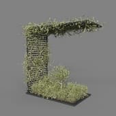 Garden Set Ivy and Bush for landscape