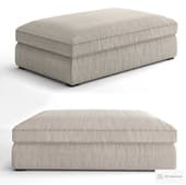 Belgian Coffee Ottoman by Restoration hardware