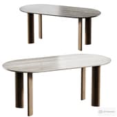 Oval Stone Dining Table by en.eastern-edition.com