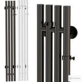 Electric towel warmer EWRIKA Penelope V 120x15 white and black