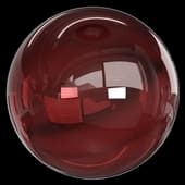 Glass Red