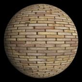 Brick Wall Yellow 04 400cm