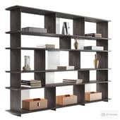Tess bookcase by Poliform