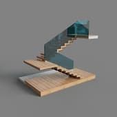 Modern Interior Stair 02