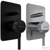 Смеситель для душа Allen Brau Priority black/сhrome
