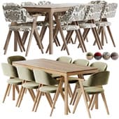 Otium Dining Chair and MILFORD table