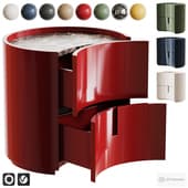 Meridiani Johnny Bedside Table by meridiani.it