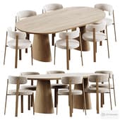 Bonn chair and Vanessa Orech table