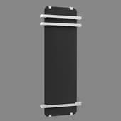 Полотенцесушитель электрический Allen Brau Infinity 140x44 с рейлингом 2 0 серебро браш