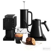 Fellow ODE Set Kettle + Coffee grinder + French Press