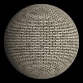 Bricks - Beige Worn Dark Mortar