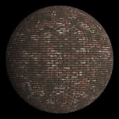 Bricks - Stained Worn Dark Mortar