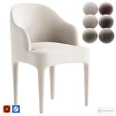Lea Fabric Dining Armchair by rh.com