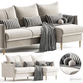 Corner Sofa Slipson Velvet Emerald By Divan.ru