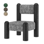 Sculptural Armchair Black Forest by Sidani Design