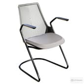 Sayl Side Chair Sled Base | PBR | HQ