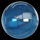 Acrylic Transparent Blue