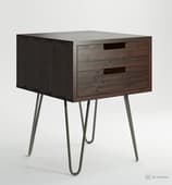 Vintage Mid Century Style Industrial Side Table