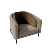 Minotti Fil noir chair