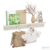 Scalloped Peg Rack (36")