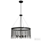 Piper 6 light chandelier round pendant light