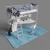 IKEA kids bed Svarta