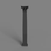 a pilaster c