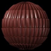 Tiles Roof Ceramic Barrel Claret Wet