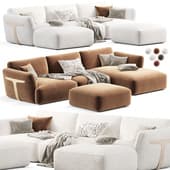 Natuzzi Italia Herman Modular Sofa