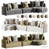 Bonaldo Aldebaran Modular Sectional Dining Sofa by bonaldo.com